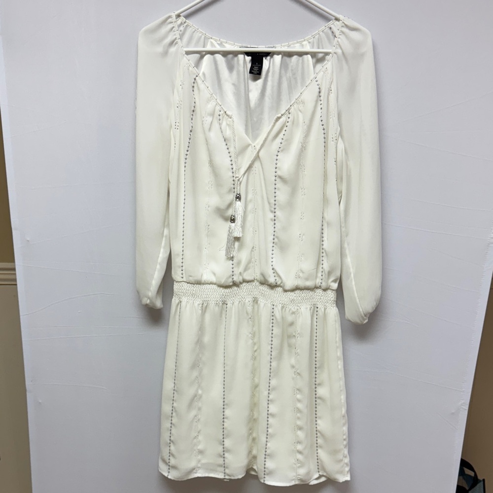 White House Black Market Dress White Size Small